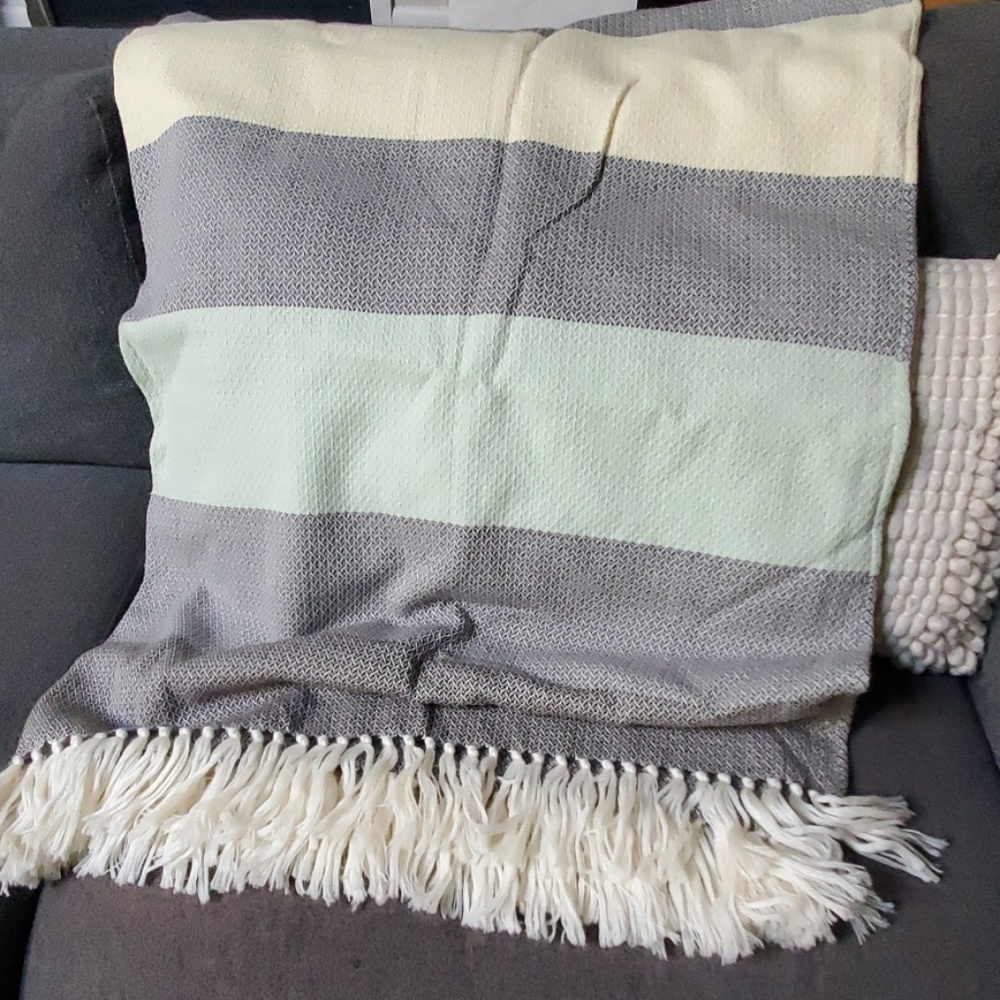 Beautiful baby blanket,  wool and mohair,  nwt